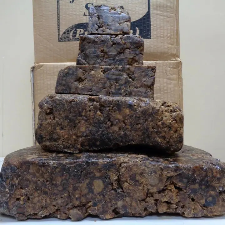 Raw African Black Soap Organic Unrefined From Ghana Premium image 0